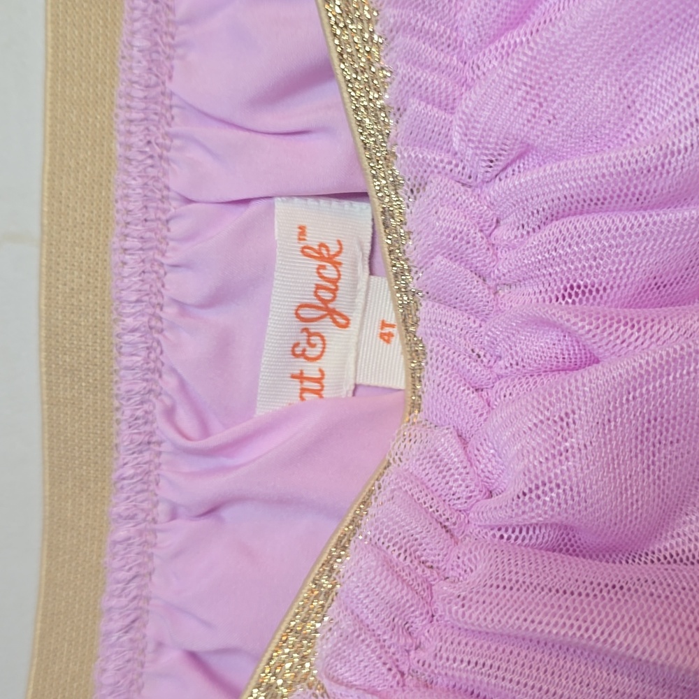 Cat & Jack Toddler Girls Lilac Tulle Skirt Tutu Size 4 T - Picture 5 of 6